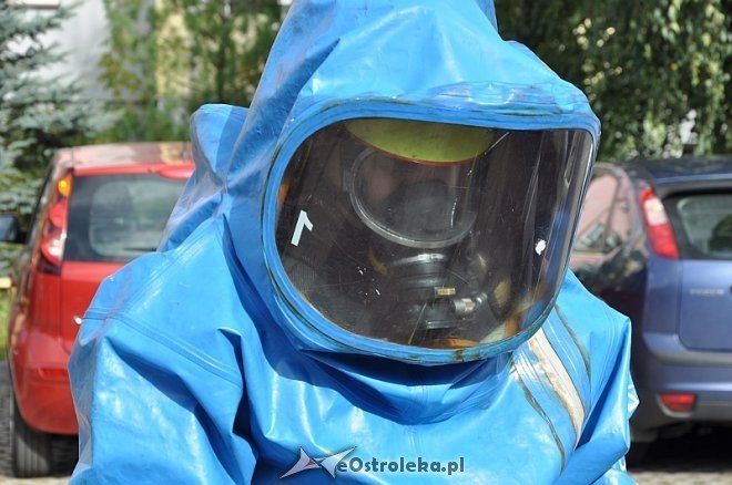 Ćwiczenia z ratownictwa chemicznego w ZS nr 5 [25.09.2013] - zdjęcie #50 - eOstroleka.pl