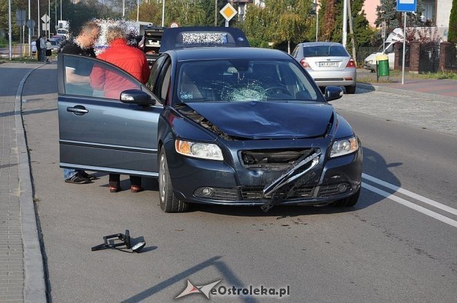 Wypadek na Korczaka: Potrącił inwalidę na przejściu dla pieszych [11.10.2013] - zdjęcie #1 - eOstroleka.pl
