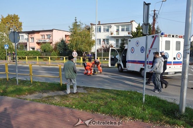 Wypadek na Korczaka: Potrącił inwalidę na przejściu dla pieszych [11.10.2013] - zdjęcie #5 - eOstroleka.pl