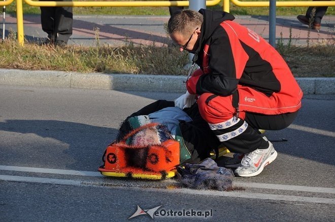 Wypadek na Korczaka: Potrącił inwalidę na przejściu dla pieszych [11.10.2013] - zdjęcie #8 - eOstroleka.pl