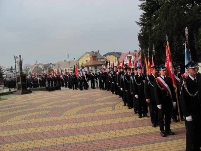 Msza Święta za zmarłych strażaków [22.10.2013] - zdjęcie #15 - eOstroleka.pl