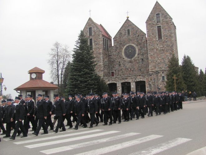 Msza Święta za zmarłych strażaków [22.10.2013] - zdjęcie #19 - eOstroleka.pl