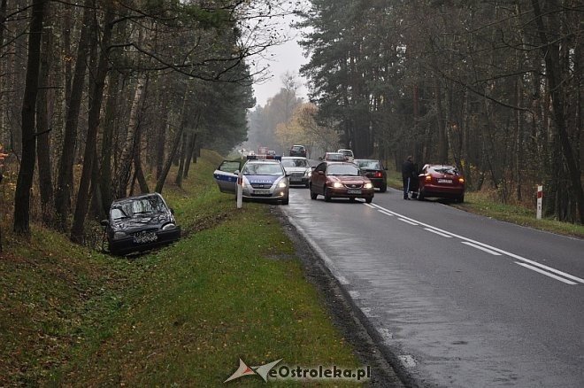 Łodziska: Kolejny wypadek na DK 53. Do szpitala trafiły dwie osoby [26.10.2013] - zdjęcie #1 - eOstroleka.pl