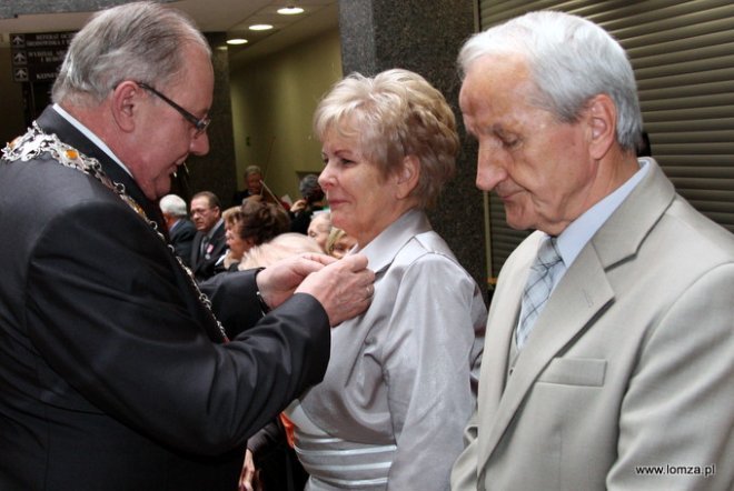 Łomża: Złote Gody w Ratuszu - zdjęcie #30 - eOstroleka.pl