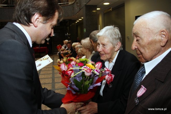 Łomża: Złote Gody w Ratuszu - zdjęcie #17 - eOstroleka.pl