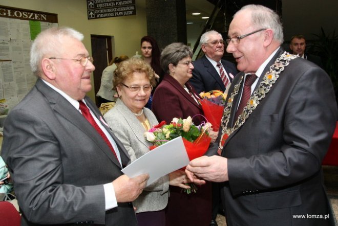 Łomża: Złote Gody w Ratuszu - zdjęcie #15 - eOstroleka.pl