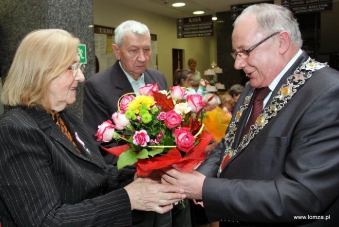 Łomża: Złote Gody w Ratuszu - zdjęcie #9 - eOstroleka.pl