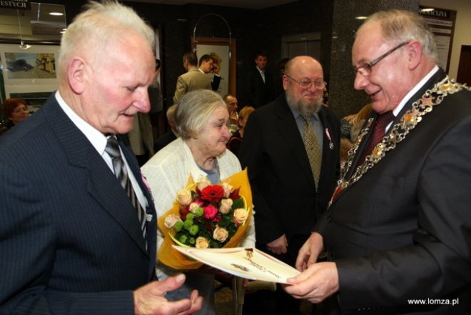 Łomża: Złote Gody w Ratuszu - zdjęcie #20 - eOstroleka.pl