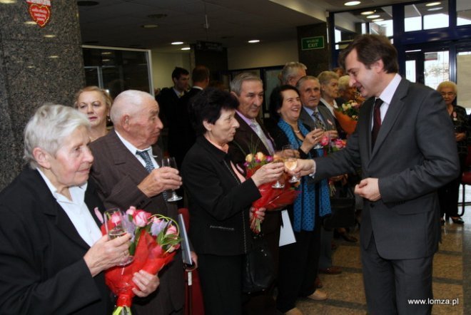 Łomża: Złote Gody w Ratuszu - zdjęcie #12 - eOstroleka.pl