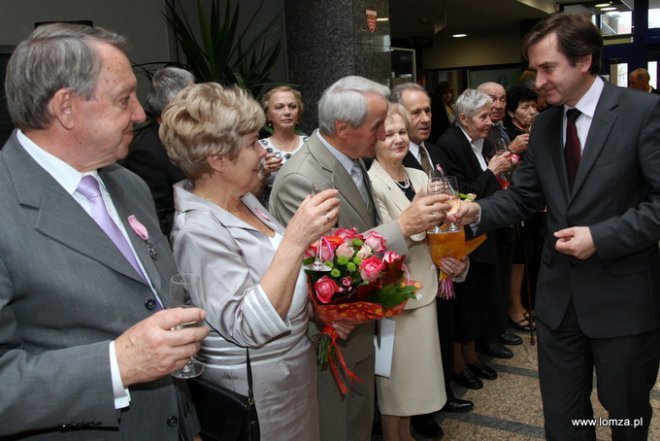 Łomża: Złote Gody w Ratuszu - zdjęcie #10 - eOstroleka.pl