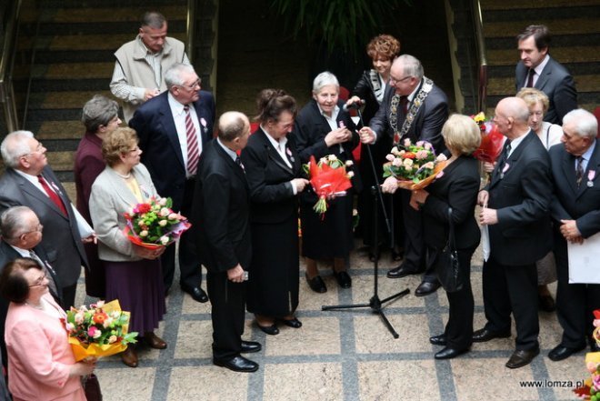 Łomża: Złote Gody w Ratuszu - zdjęcie #6 - eOstroleka.pl
