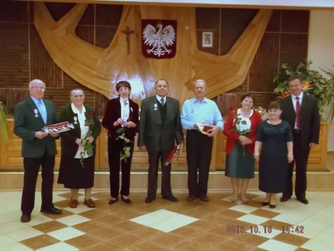 Myszyniec: Uroczyste wręczenie medali za długoletnie pożycie [28.10.2013] - zdjęcie #10 - eOstroleka.pl