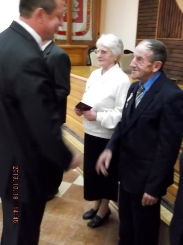 Myszyniec: Uroczyste wręczenie medali za długoletnie pożycie [28.10.2013] - zdjęcie #4 - eOstroleka.pl