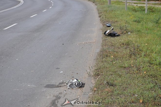 Zderzenie dwóch aut przy obwodnicy. Sprawca ukarany mandatem [04.11.2013] - zdjęcie #6 - eOstroleka.pl