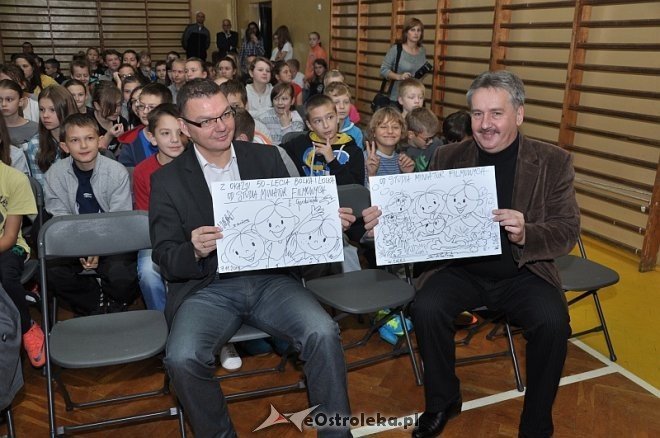 Premiera filmu stworzonego przez dzieci z Szkoły Podstawowej nr 1 w ramach warsztatów animacji filmowej pn. „Animacja dla każdego” [08.11. - zdjęcie #19 - eOstroleka.pl