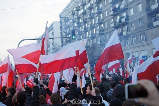 Marsz Niepodległości [11.11.2013] - zdjęcie #41 - eOstroleka.pl