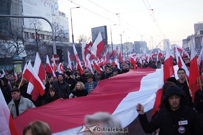 Marsz Niepodległości [11.11.2013] - zdjęcie #43 - eOstroleka.pl