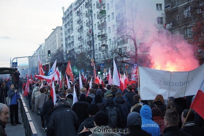 Marsz Niepodległości [11.11.2013] - zdjęcie #44 - eOstroleka.pl