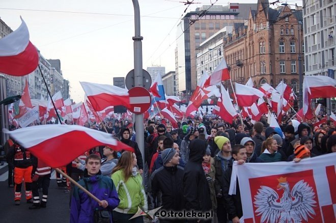 Marsz Niepodległości [11.11.2013] - zdjęcie #48 - eOstroleka.pl