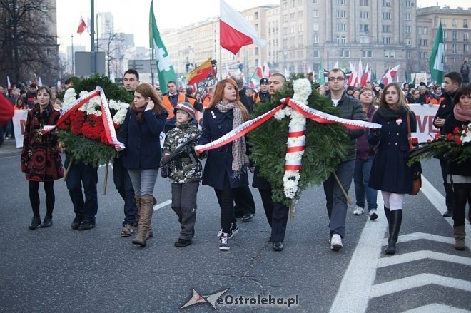 Marsz Niepodległości [11.11.2013] - zdjęcie #89 - eOstroleka.pl