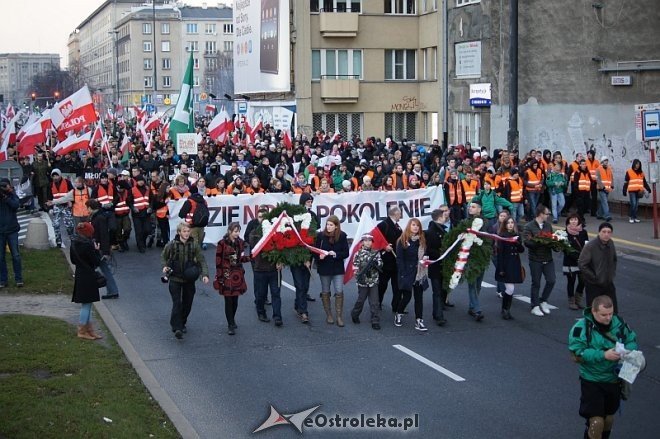 Marsz Niepodległości [11.11.2013] - zdjęcie #80 - eOstroleka.pl