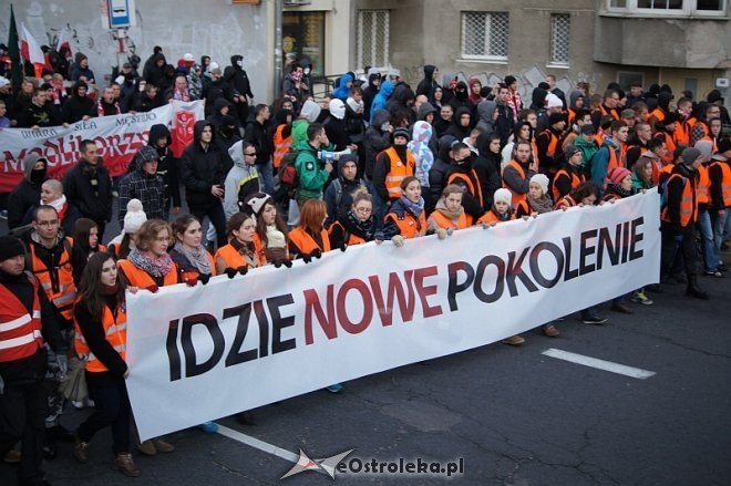 Marsz Niepodległości [11.11.2013] - zdjęcie #83 - eOstroleka.pl