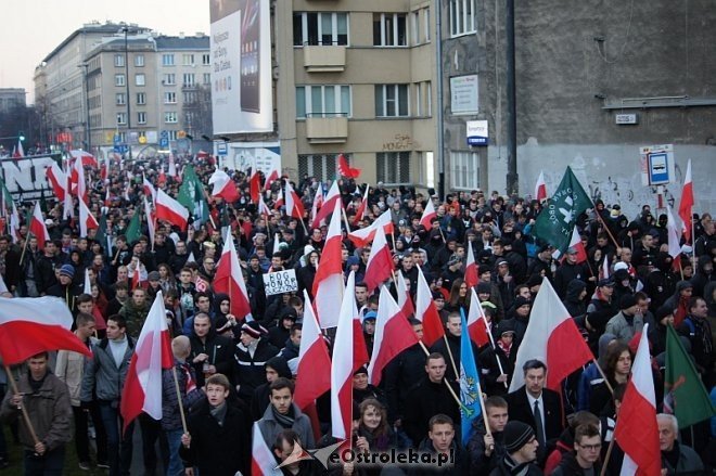 Marsz Niepodległości [11.11.2013] - zdjęcie #86 - eOstroleka.pl