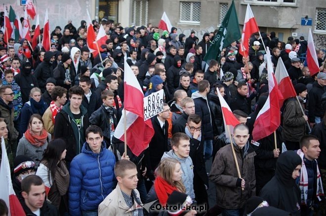 Marsz Niepodległości [11.11.2013] - zdjęcie #89 - eOstroleka.pl