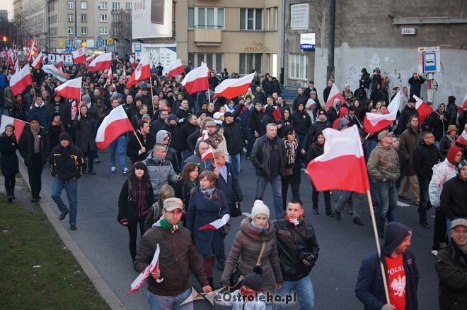 Marsz Niepodległości [11.11.2013] - zdjęcie #103 - eOstroleka.pl