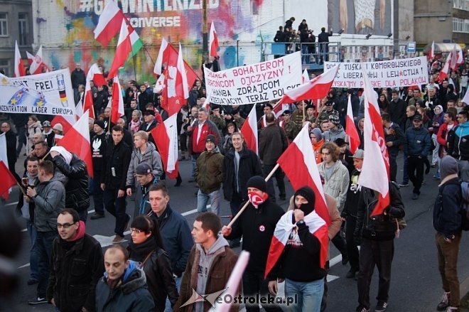 Marsz Niepodległości [11.11.2013] - zdjęcie #104 - eOstroleka.pl