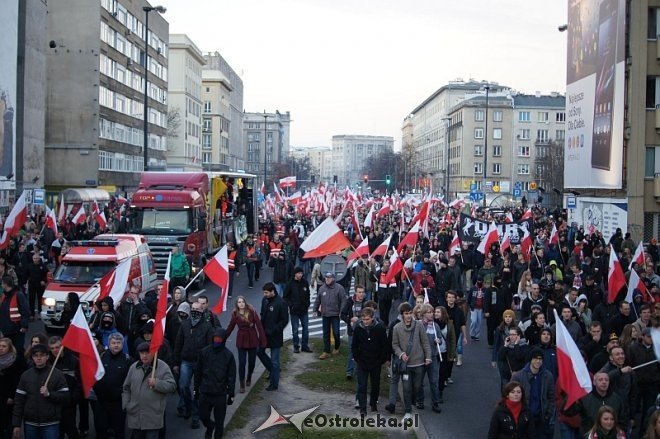 Marsz Niepodległości [11.11.2013] - zdjęcie #107 - eOstroleka.pl