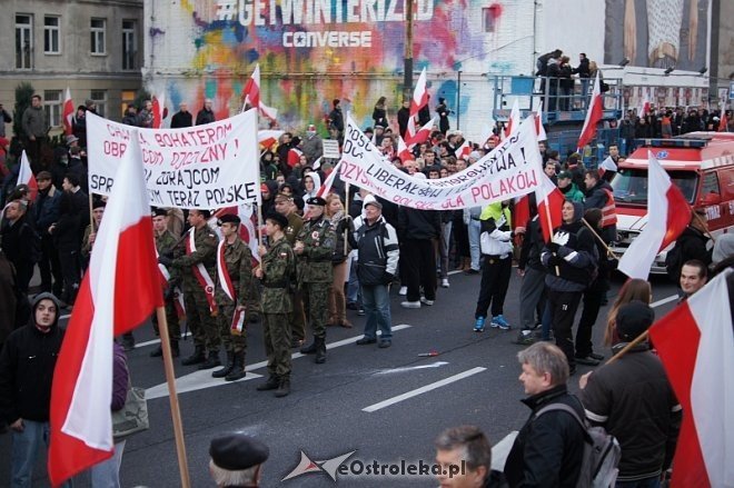 Marsz Niepodległości [11.11.2013] - zdjęcie #114 - eOstroleka.pl