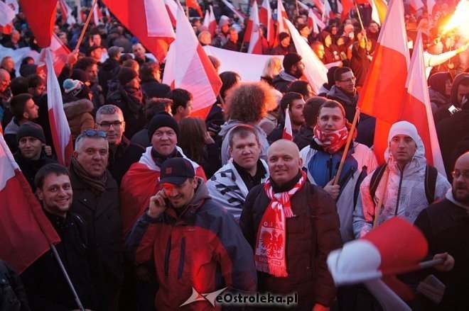 Marsz Niepodległości [11.11.2013] - zdjęcie #116 - eOstroleka.pl