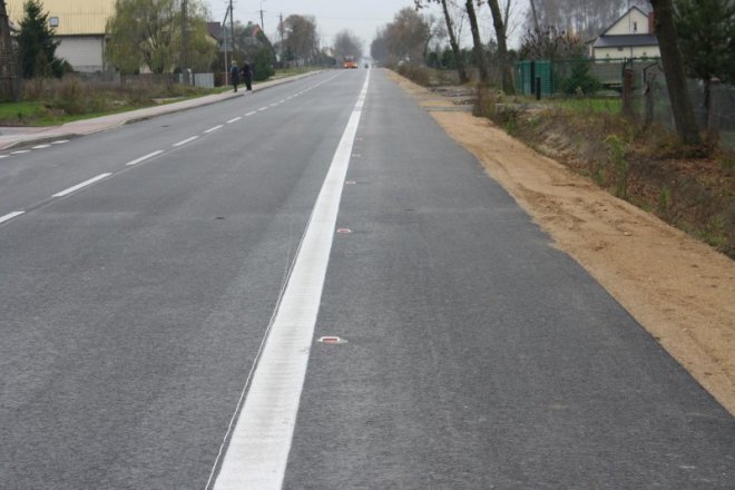 Powiat ostrołęcki: Odbiór odcinka drogi Żabin - Goworowo  - zdjęcie #1 - eOstroleka.pl