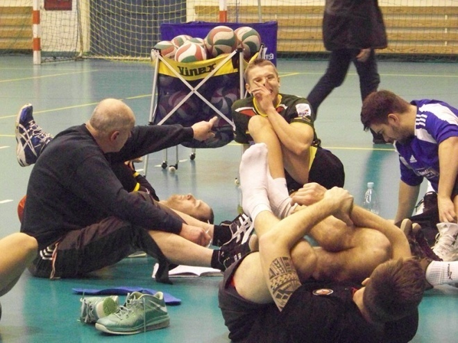 Trening i odprawa Energi Pekpol przed meczem z Camperem Wyszków (03.01.2014) - zdjęcie #1 - eOstroleka.pl