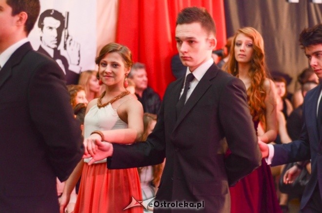 Studniówka III LO w stylu Hoolywood! [4.01.2014] - zdjęcie #170 - eOstroleka.pl