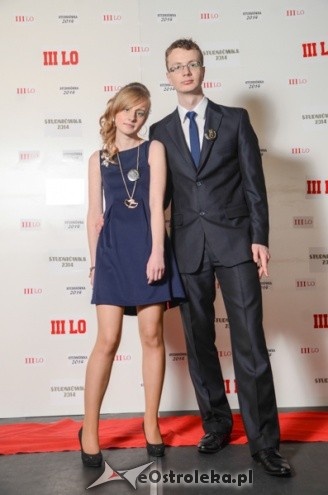 Studniówka III LO w stylu Hoolywood! [4.01.2014] - zdjęcie #128 - eOstroleka.pl