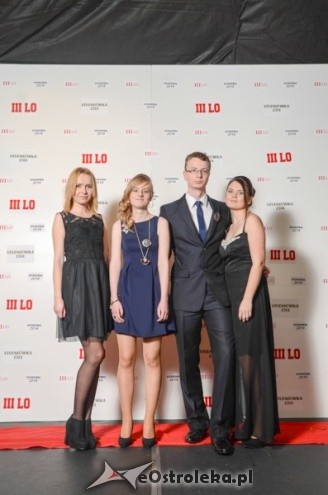 Studniówka III LO w stylu Hoolywood! [4.01.2014] - zdjęcie #126 - eOstroleka.pl