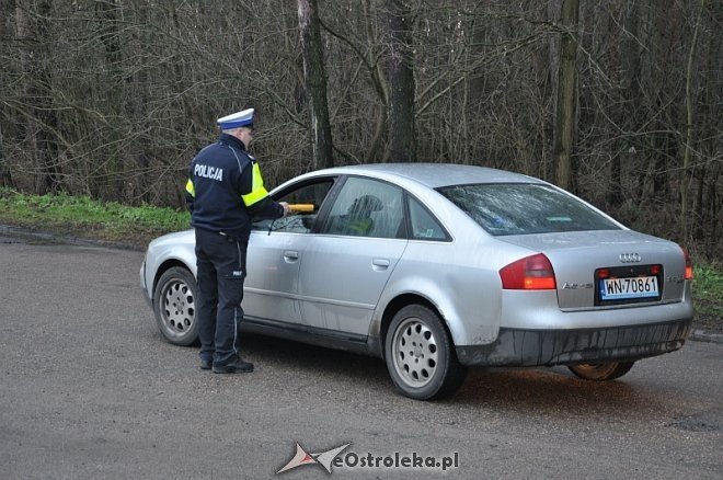 Ostrołęka: Policyjna akcja trzeźwość paraliżowała wjazd do Ostrołęki [09.01.2014] - zdjęcie #19 - eOstroleka.pl