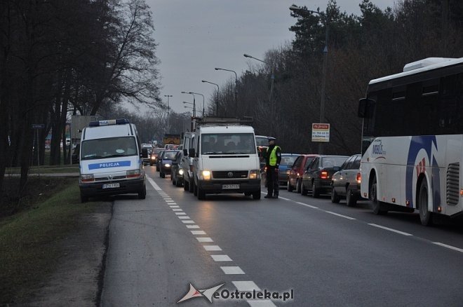 Ostrołęka: Policyjna akcja trzeźwość paraliżowała wjazd do Ostrołęki [09.01.2014] - zdjęcie #10 - eOstroleka.pl