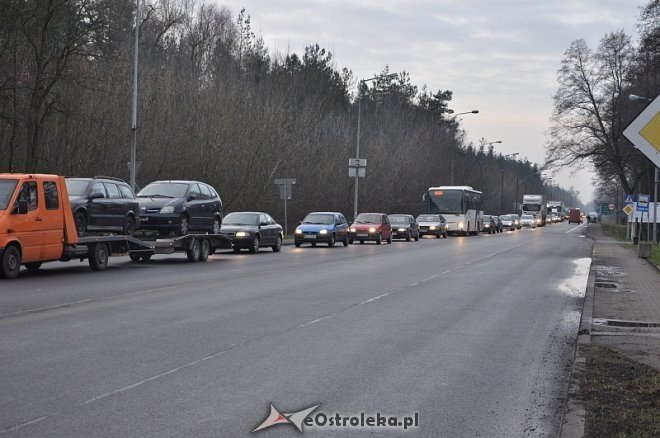 Ostrołęka: Policyjna akcja trzeźwość paraliżowała wjazd do Ostrołęki [09.01.2014] - zdjęcie #5 - eOstroleka.pl
