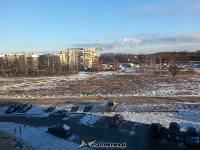 Pierwszy śnieg w Ostrołęce w 2014 roku [13.01.2014] - zdjęcie #11 - eOstroleka.pl