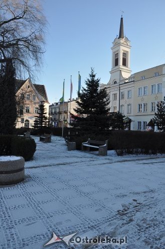 Pierwszy śnieg w Ostrołęce w 2014 roku [13.01.2014] - zdjęcie #14 - eOstroleka.pl