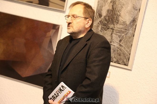 Wernisaż wystawy „Grafika Warszawska” [07.02.2014] - zdjęcie #7 - eOstroleka.pl