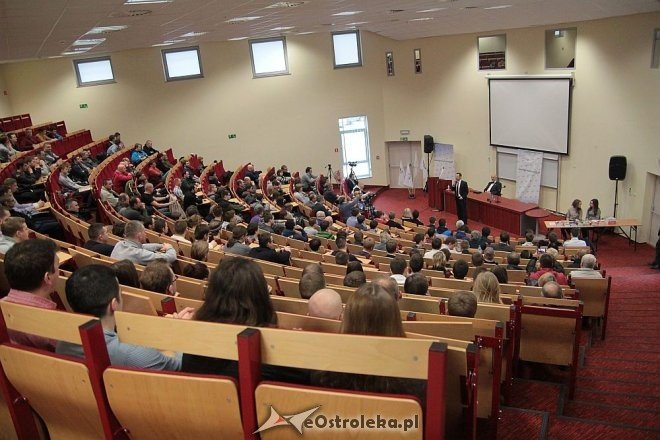 Janusz Korwin-Mikke w Ostrołęce [15.02.2014] - zdjęcie #15 - eOstroleka.pl