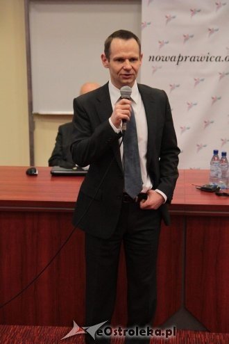 Janusz Korwin-Mikke w Ostrołęce [15.02.2014] - zdjęcie #8 - eOstroleka.pl