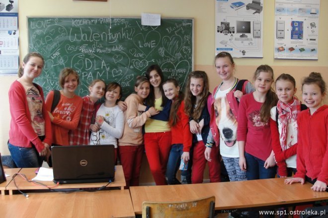 Walentynki w Szkole Podstawowej nr 1 [17.02.2014] - zdjęcie #3 - eOstroleka.pl