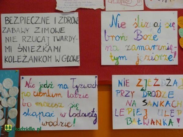 „Bądź bezpieczny zimą” – zajęcia profilaktyczne dla dzieci z ZPO w Kadzidle [18.02.2014] - zdjęcie #5 - eOstroleka.pl