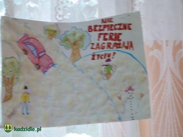 „Bądź bezpieczny zimą” – zajęcia profilaktyczne dla dzieci z ZPO w Kadzidle [18.02.2014] - zdjęcie #19 - eOstroleka.pl