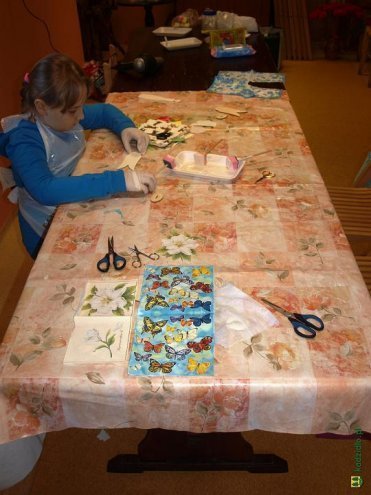 Warsztaty decoupage w Kadzidle [25.02.2014] - zdjęcie #23 - eOstroleka.pl